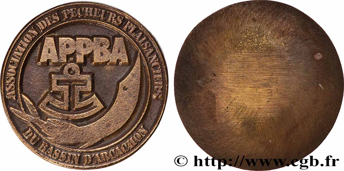 QUINTA REPUBLICA FRANCESA Médaille, Association des pêcheurs plaisanciers du bassin d’Arcachon MBC+