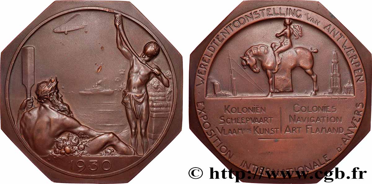 BELGIEN Médaille, Exposition Internationale d Anvers fVZ