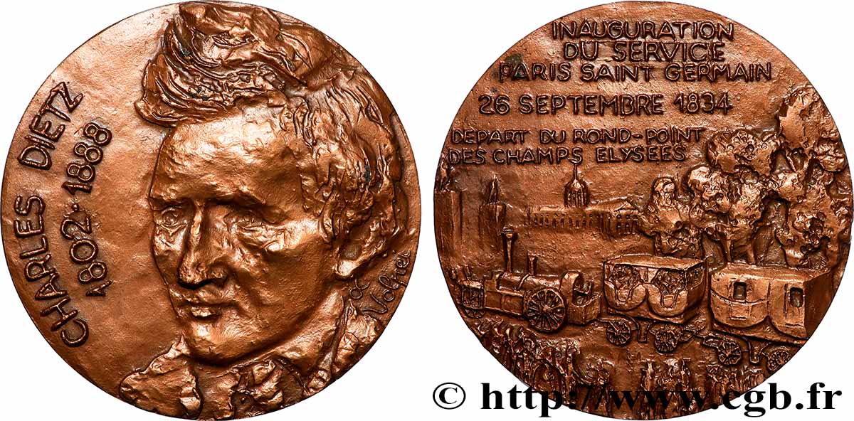SCIENCES & SCIENTIFIQUES Médaille, Charles Dietz AU