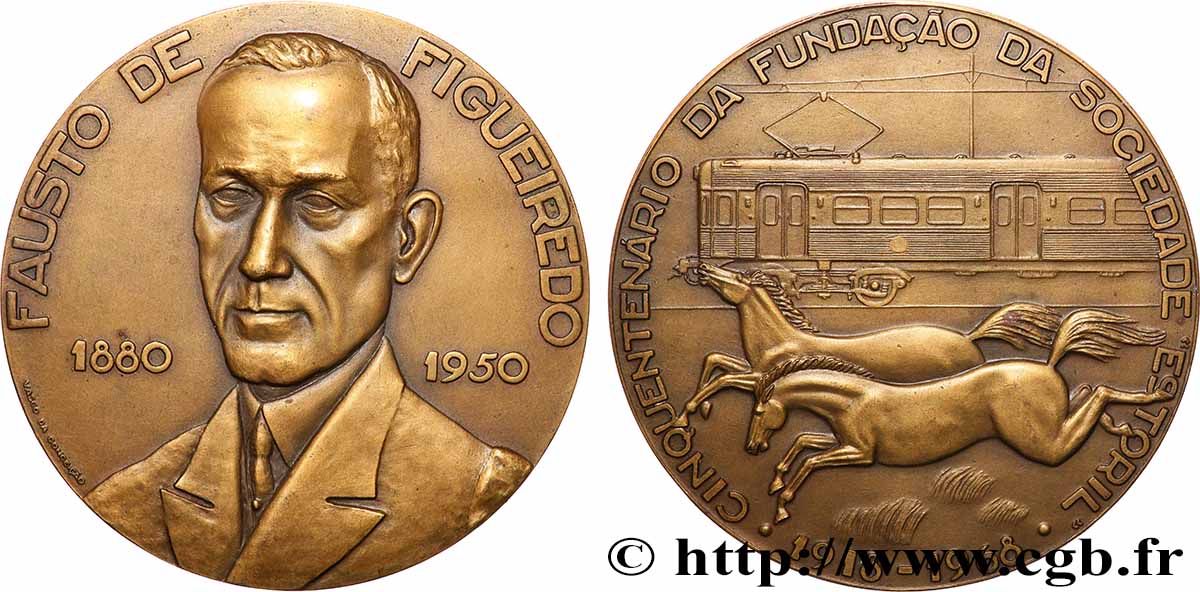 PORTUGAL Médaille, 50e anniversaire de la fondation de la société Estoril SUP