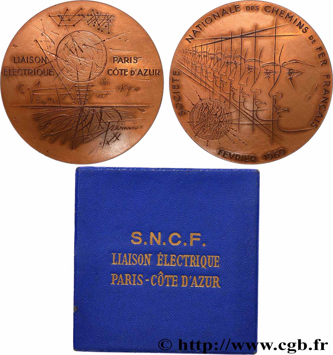IV REPUBLIC Médaille pour la ligne SNCF Paris - Côte d’Azur AU