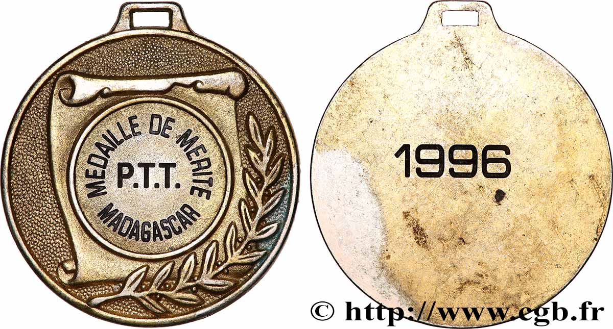 MADAGASCAR Médaille de mérite q.SPL