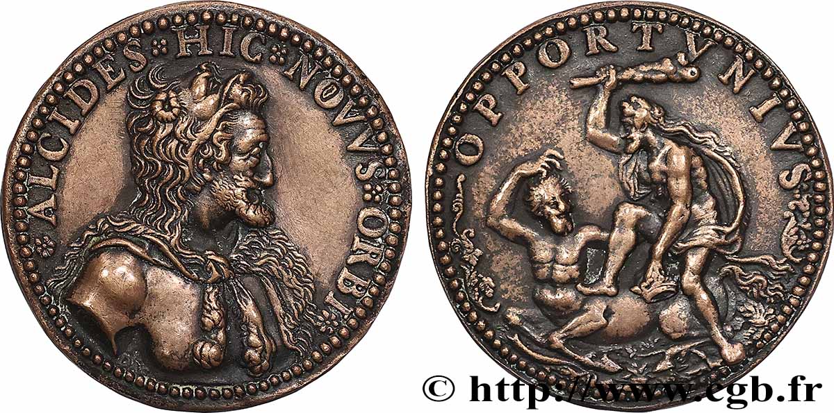 HENRY IV Médaille, Henri Hercule AU