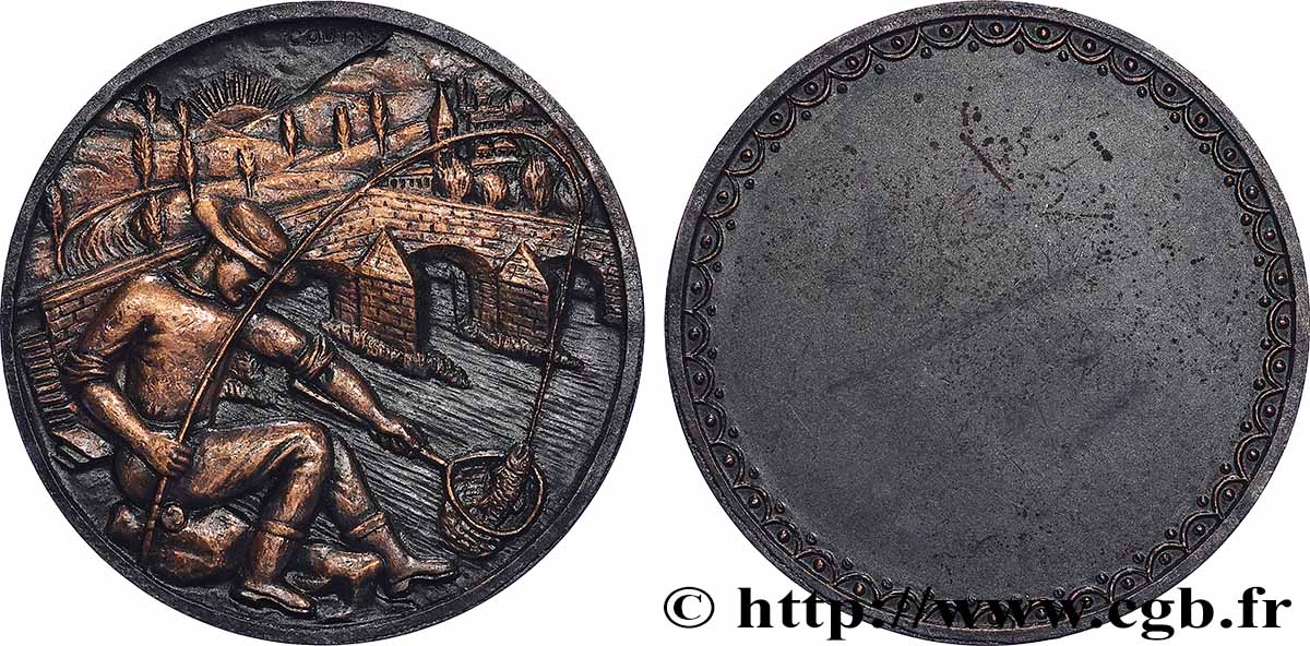 FUNFTE FRANZOSISCHE REPUBLIK Médaille, Pêcheur fVZ