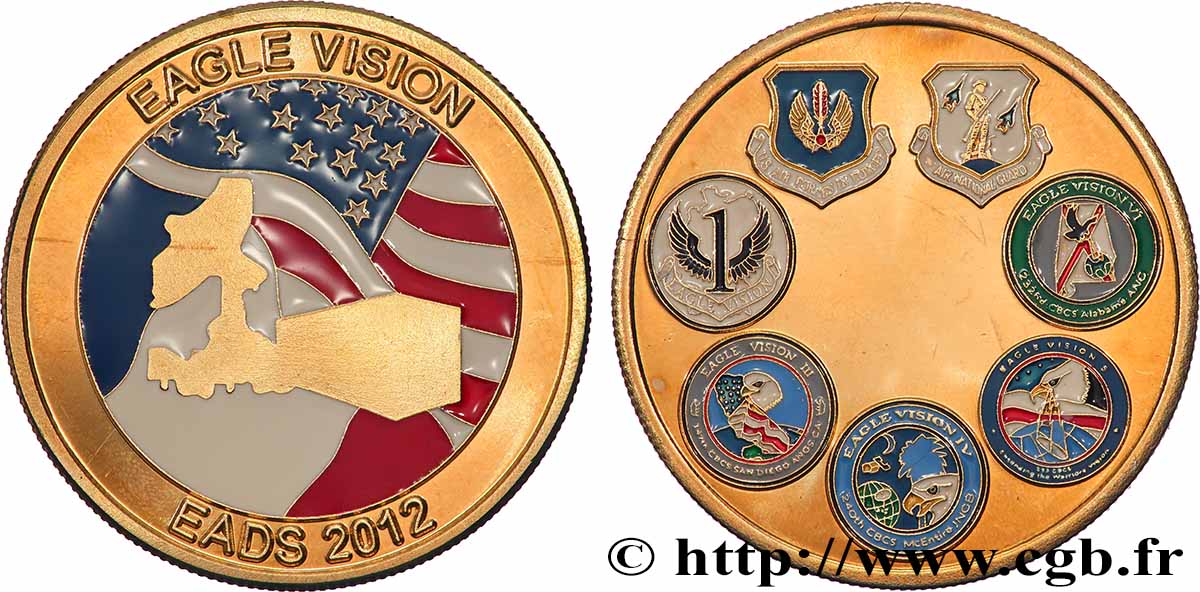 QUINTA REPUBBLICA FRANCESE Médaille, Eagle Vision q.SPL
