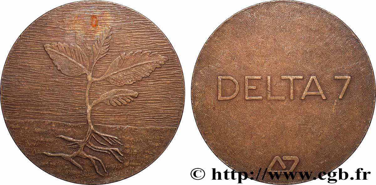 ENTREPRISES, INDUSTRIES ET COMMERCES DIVERS Médaille, Delta 7 q.SPL