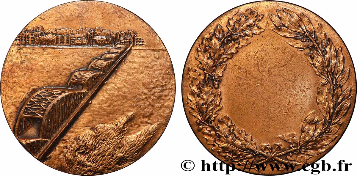 QUINTA REPUBBLICA FRANCESE Médaille de récompense q.SPL