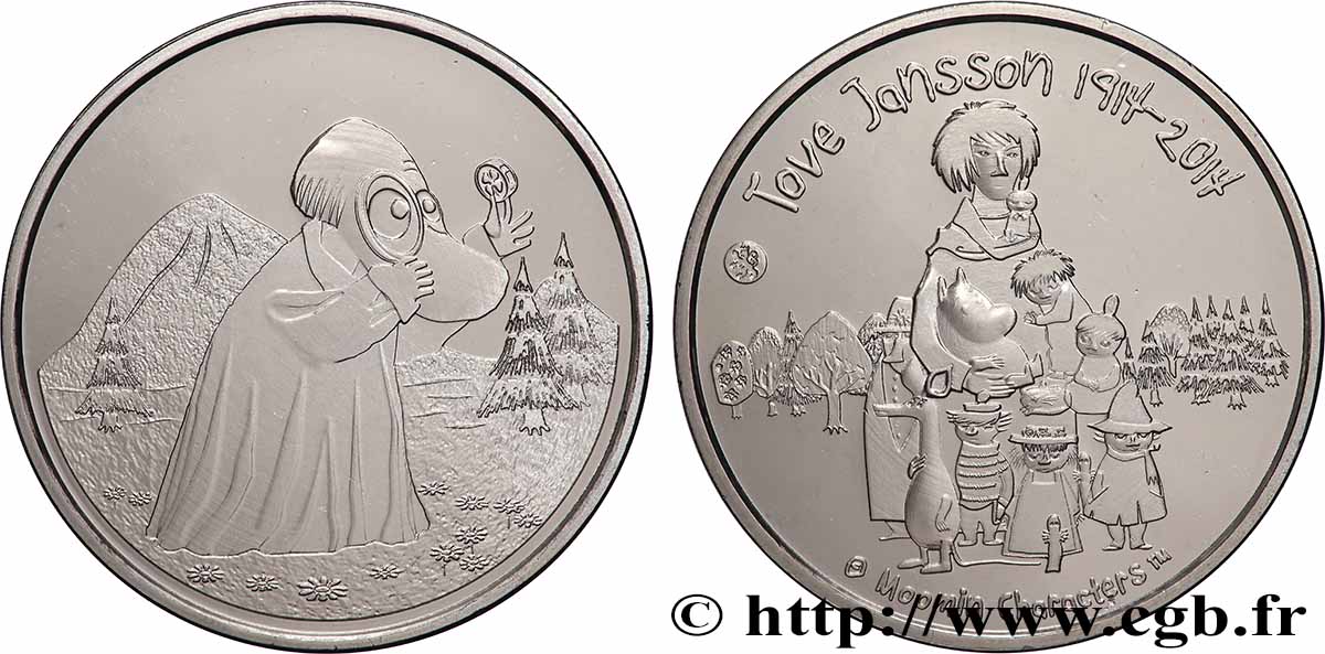 LITERATURE : WRITERS - POETS Médaille, Tove Jansson ST
