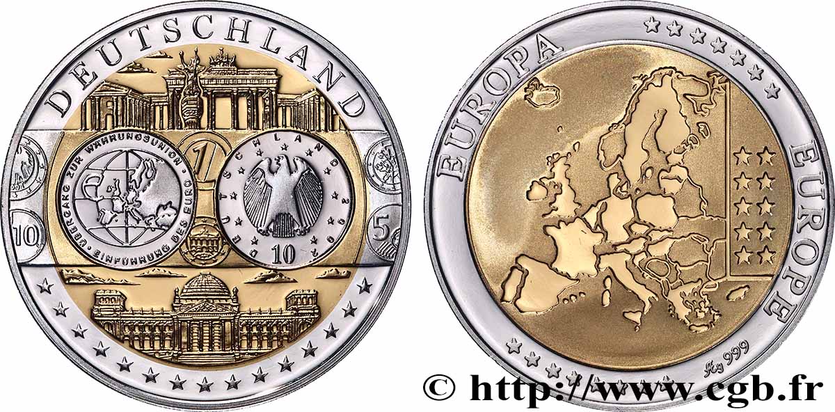 QUINTA REPUBBLICA FRANCESE Médaille, Europe, Allemagne MS