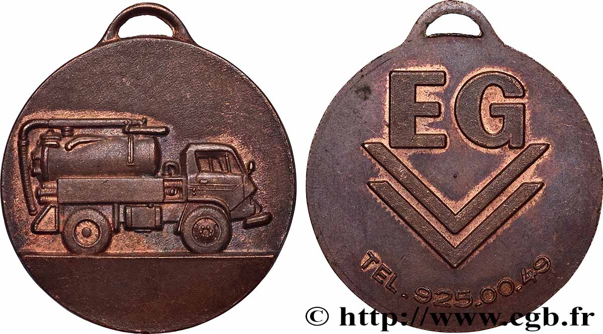 ENTREPRISES, INDUSTRIES ET COMMERCES DIVERS Médaille, EG q.SPL