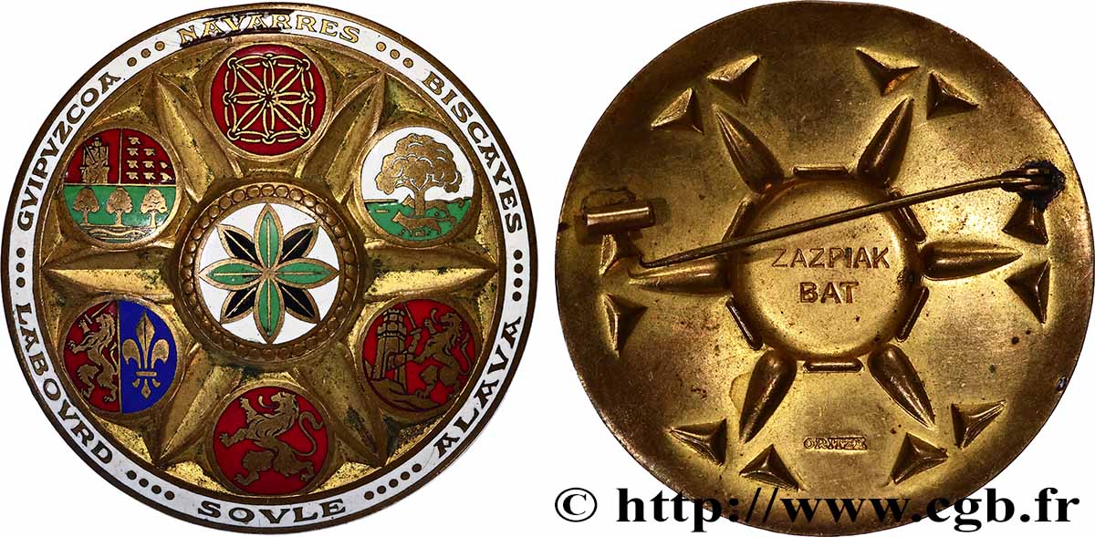 SPANIEN Médaille, Villes d’Espagne fVZ