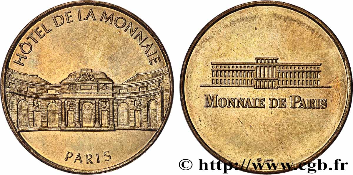 TOURISTIC MEDALS Médaille touristique, Hôtel de la Monnaie VZ