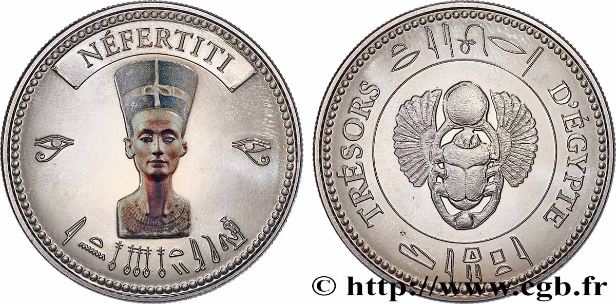 ÄGYPTEN Médaille, Néfertiti fST