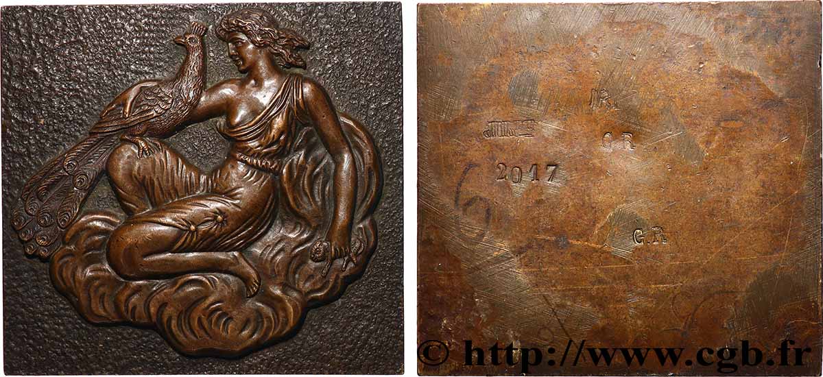 ART, PAINTING AND SCULPTURE Plaque, Héra AU