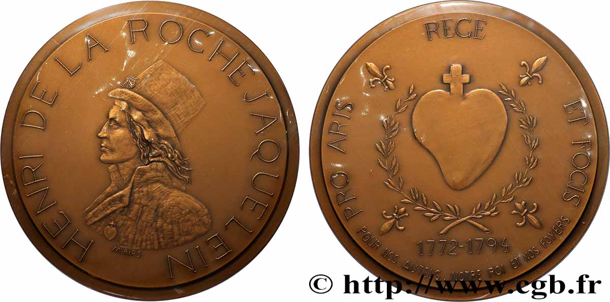 V REPUBLIC Médaille, Henri de La Rochejaquelein, n°149 MS