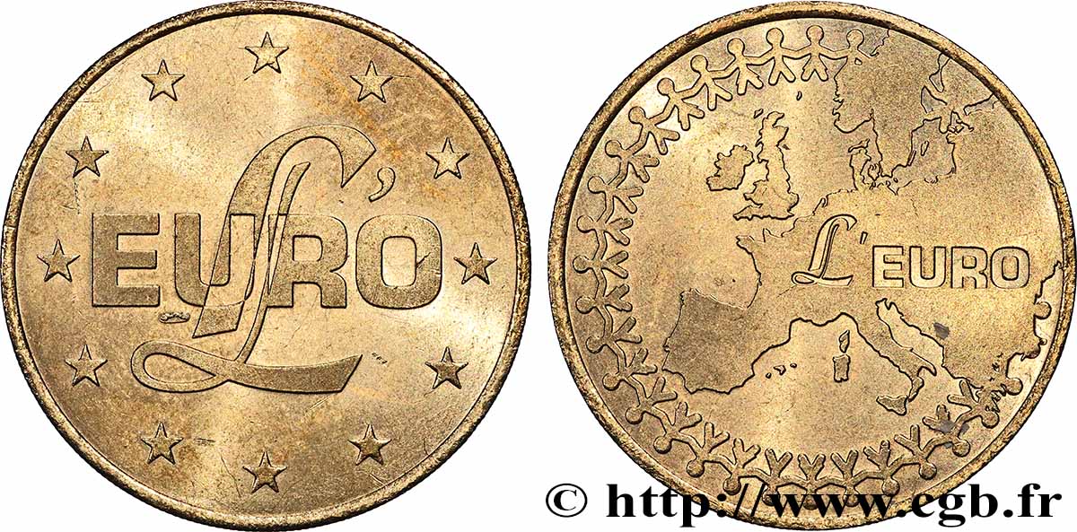 CINQUIÈME RÉPUBLIQUE Médaille, L’euro TTB+