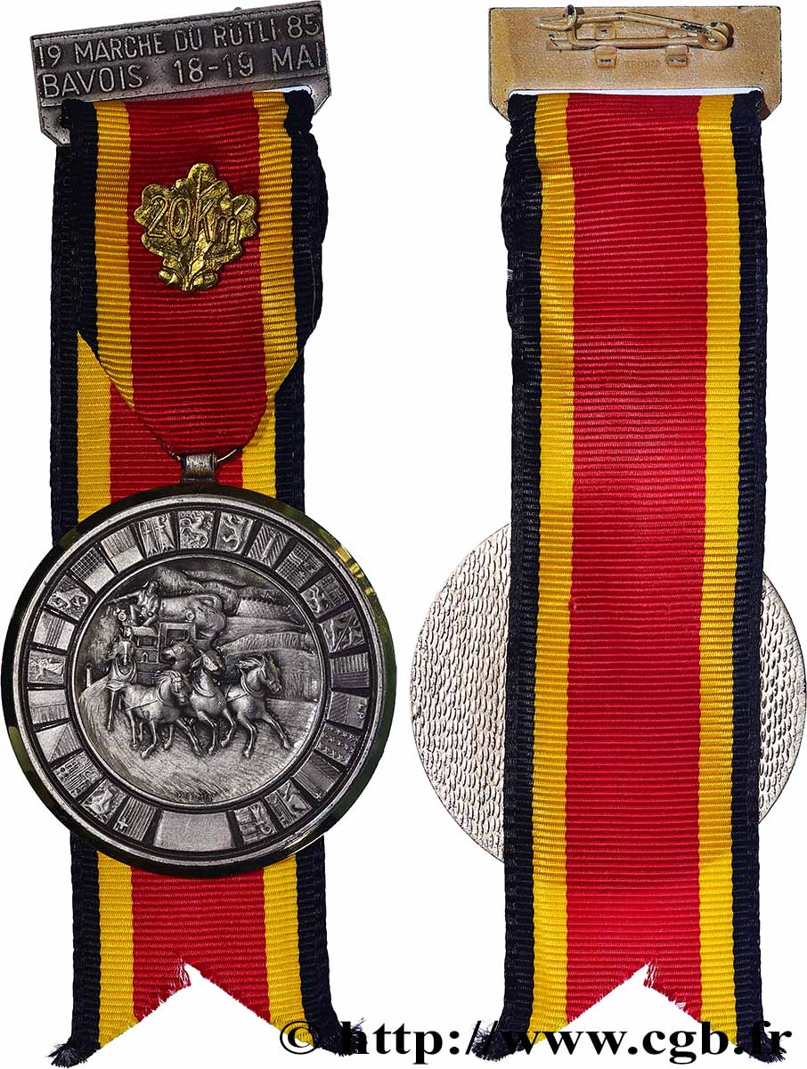SCHWEIZ - KANTON WAADT Médaille, Marche de Rutli VZ