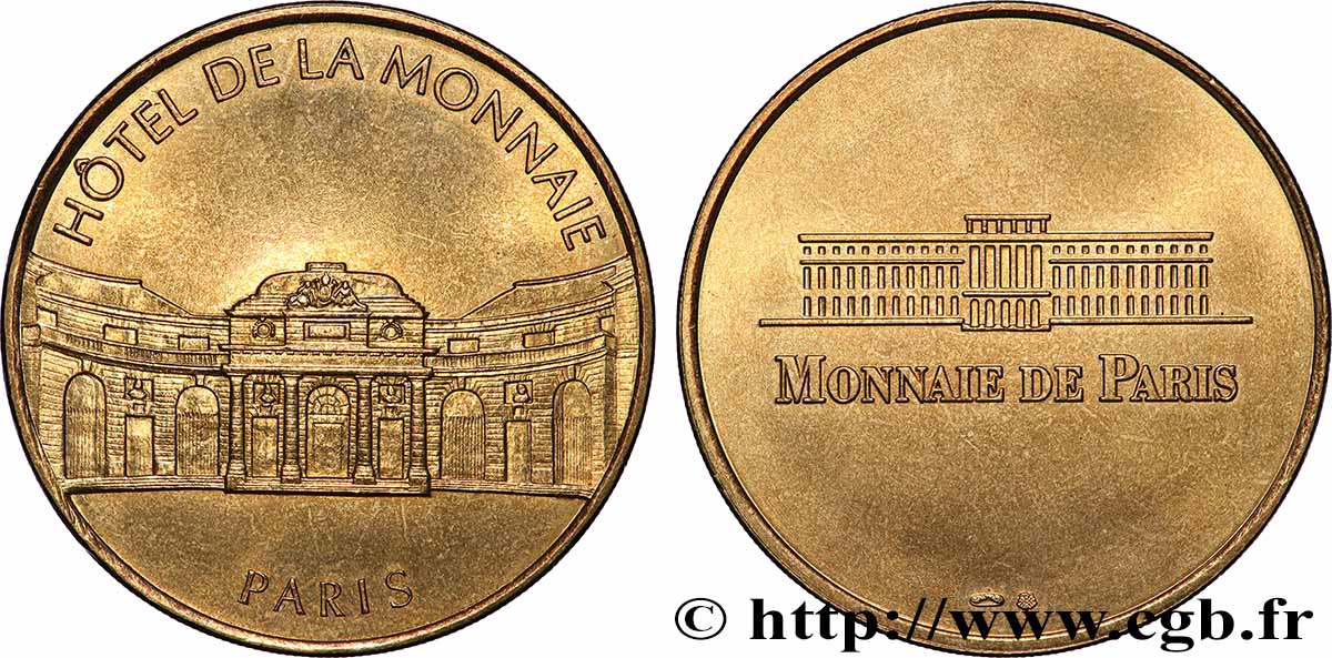 TOURISTIC MEDALS Médaille touristique, Hôtel de la Monnaie VZ