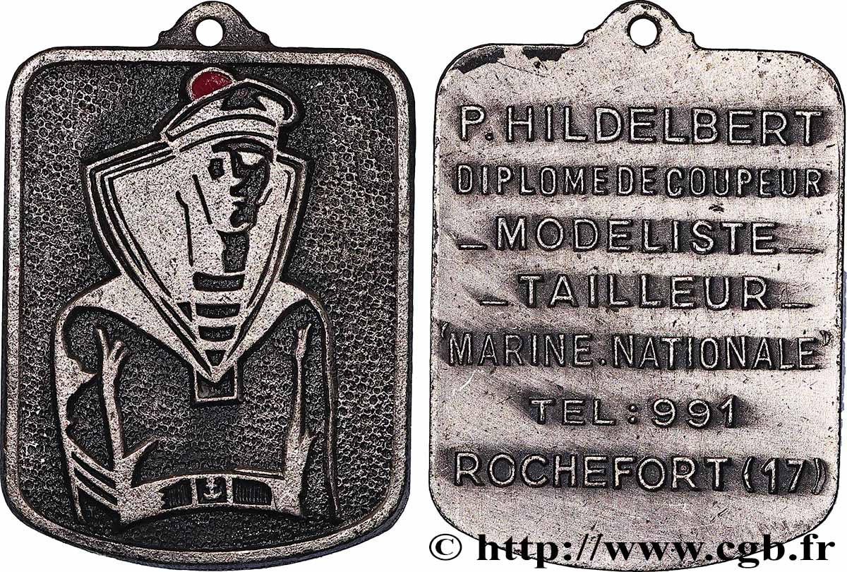 PUBLICITÉ ET JETONS PUBLICITAIRES Médaille, P. Hildelbert TTB
