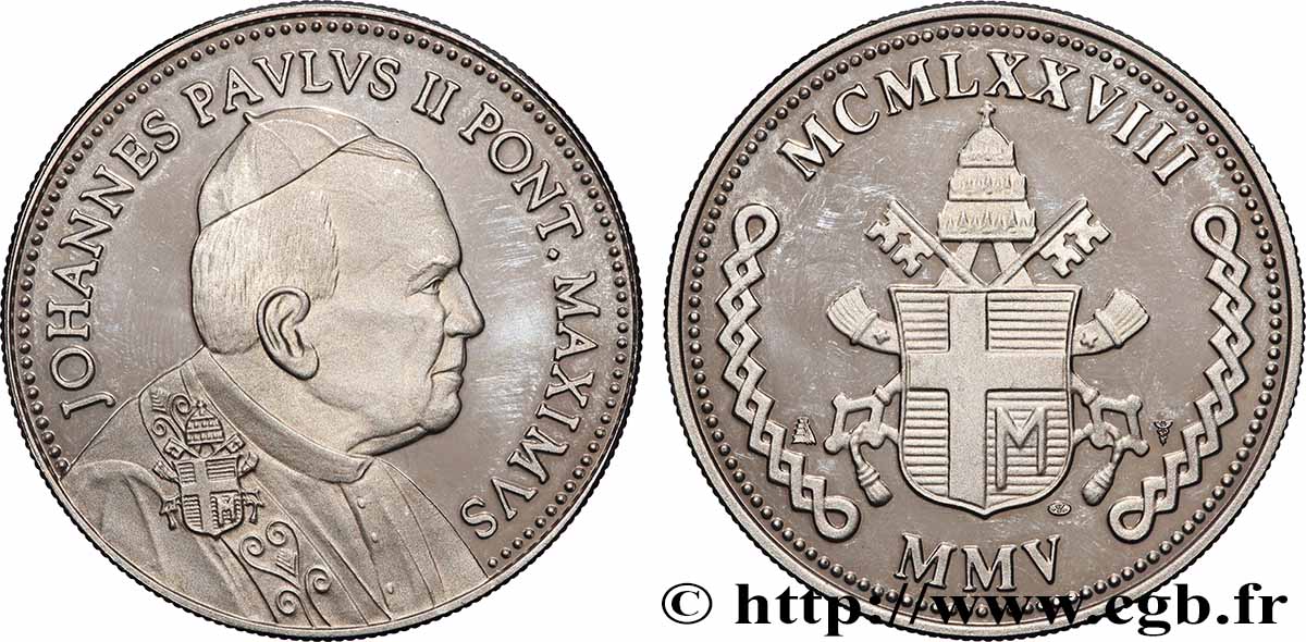 JEAN-PAUL II (Karol Wojtyla) Médaille, Jean-Paul II fVZ