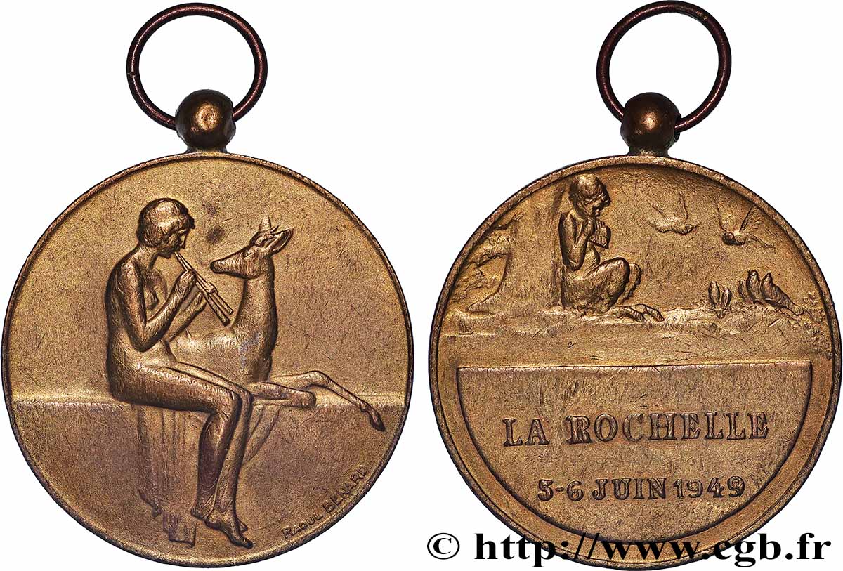 VIERTE FRANZOSISCHE REPUBLIK Médaille, Musique SS