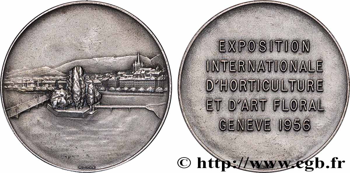 SUISSE Médaille, Exposition internationale d’horticulture et d’art floral TTB+/SUP
