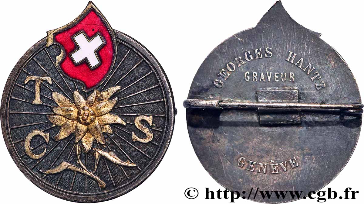SUISSE Insigne, T. C. S. TTB+