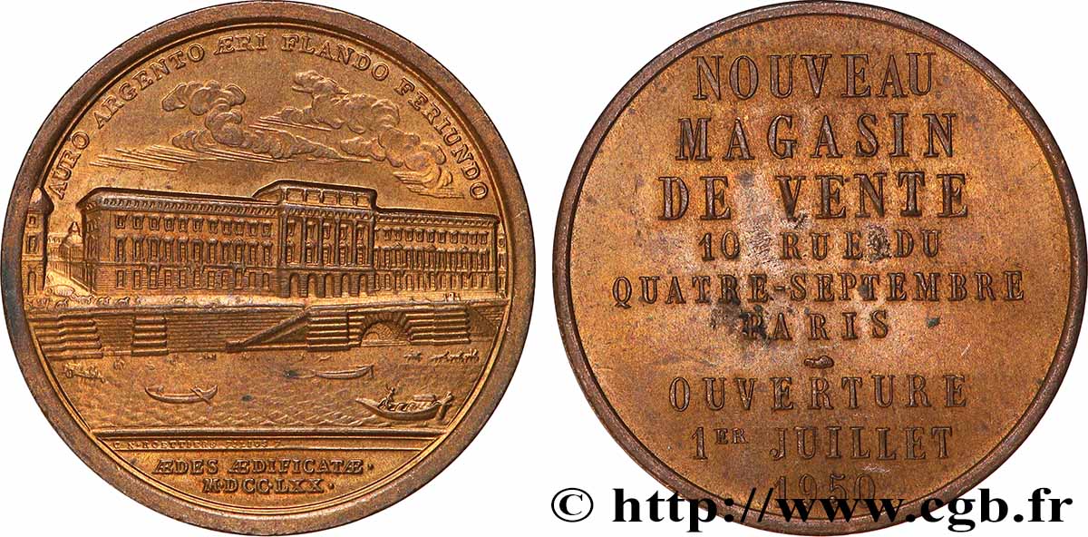 MONNAIE DE PARIS Médaille, Nouveau magasin de vente TTB+