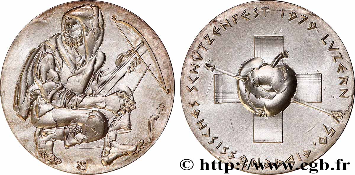 SUISSE Médaille, 90e Festival fédéral de tir TTB+