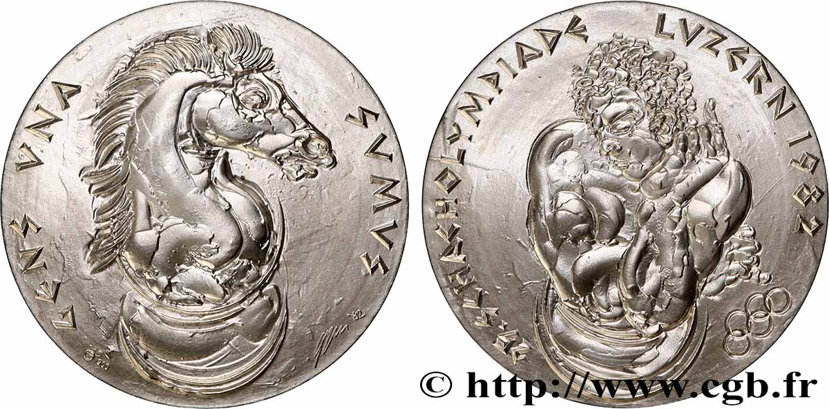 SWITZERLAND Médaille, Olympiades d échecs de Lucerne AU