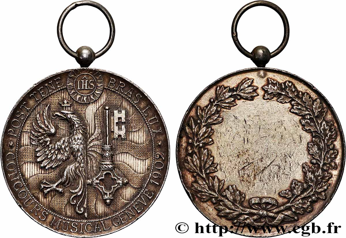 SUISSE Médaille, Concours musical TTB