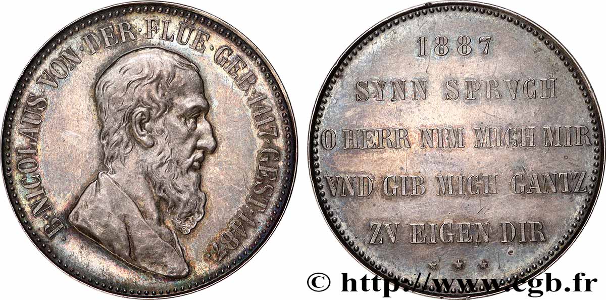SWITZERLAND Médaille, Nicolas de Flüe AU