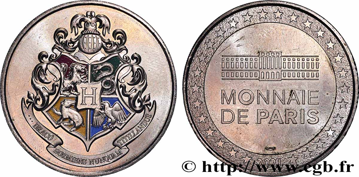 FUNFTE FRANZOSISCHE REPUBLIK Médaille, Poudlard fVZ