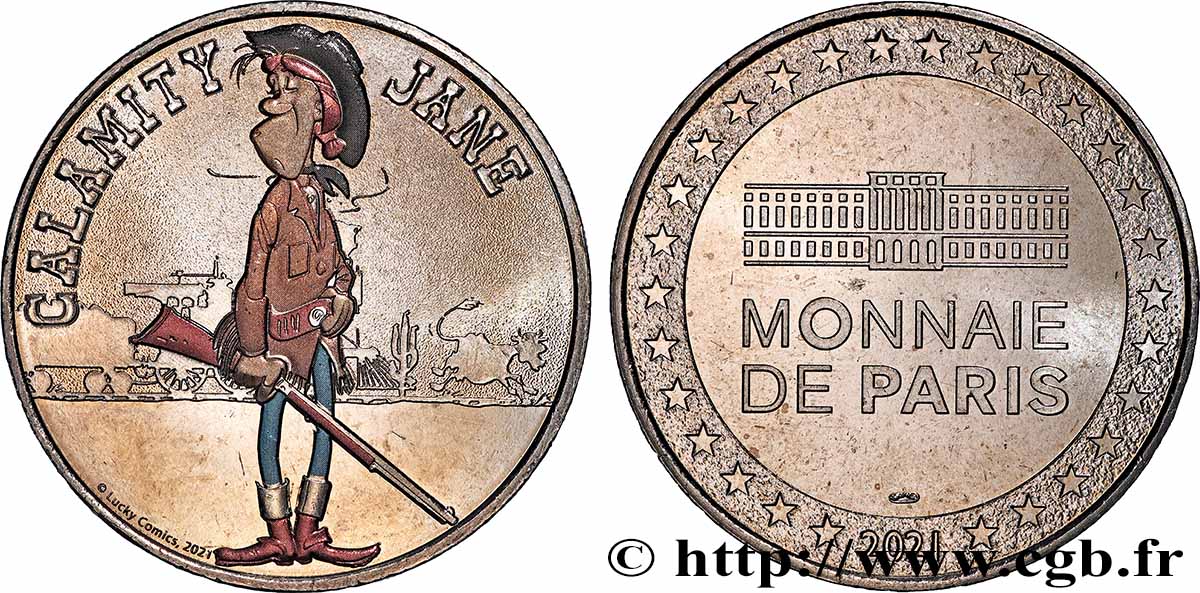 FUNFTE FRANZOSISCHE REPUBLIK Médaille, Calamity Jane fVZ