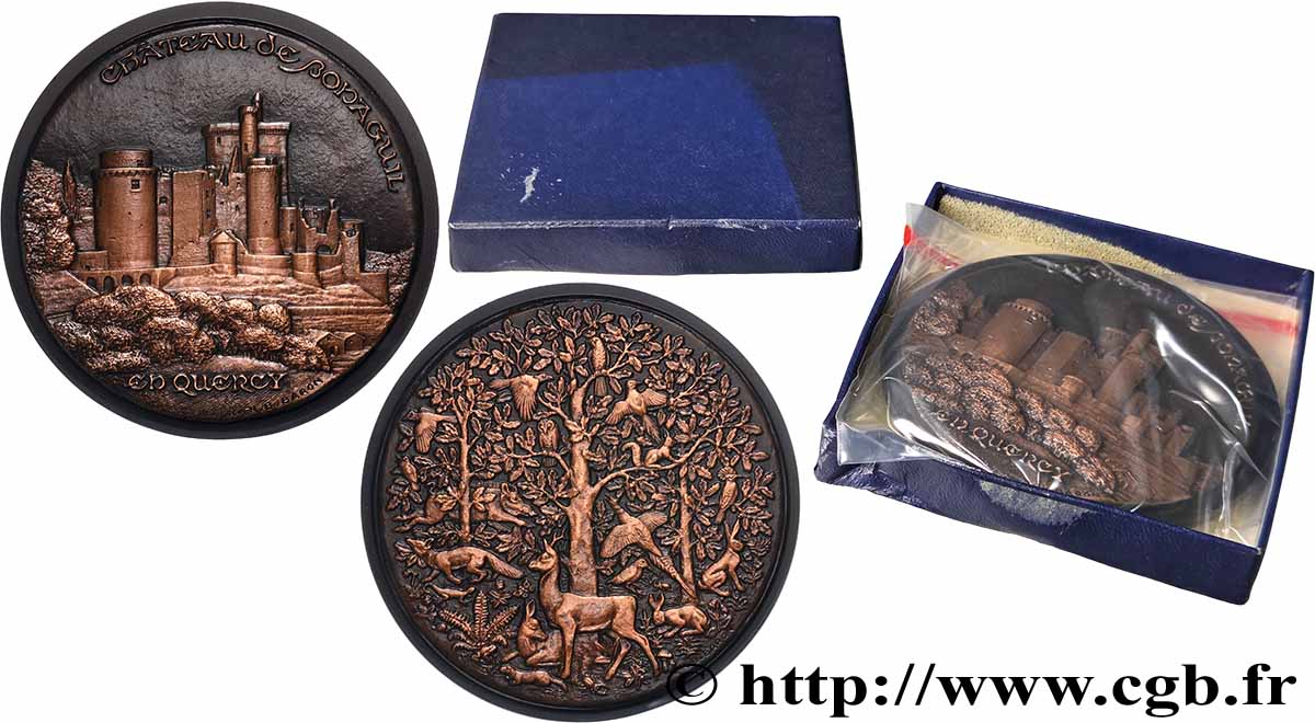 MONUMENTS ET HISTOIRE Médaille, Château de Bonaguil, n°135 SUP+