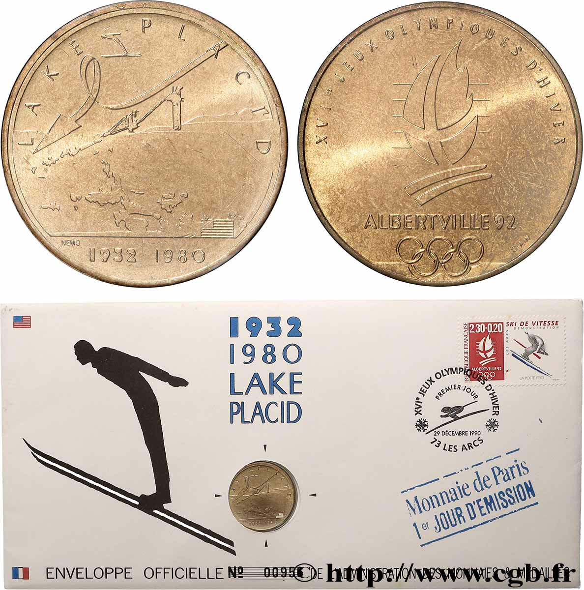 SPORTS Enveloppe “Timbre médaille” n°6 ST