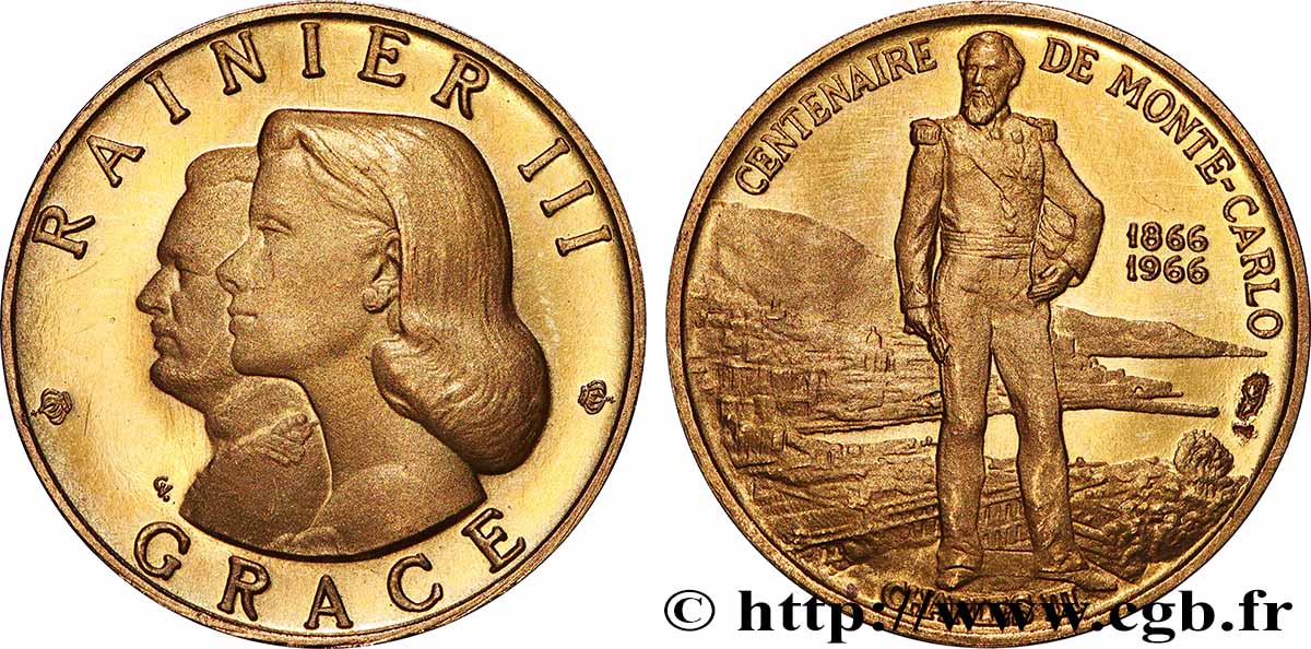 MONACO Médaille, Centenaire de Monte-Carlo VZ