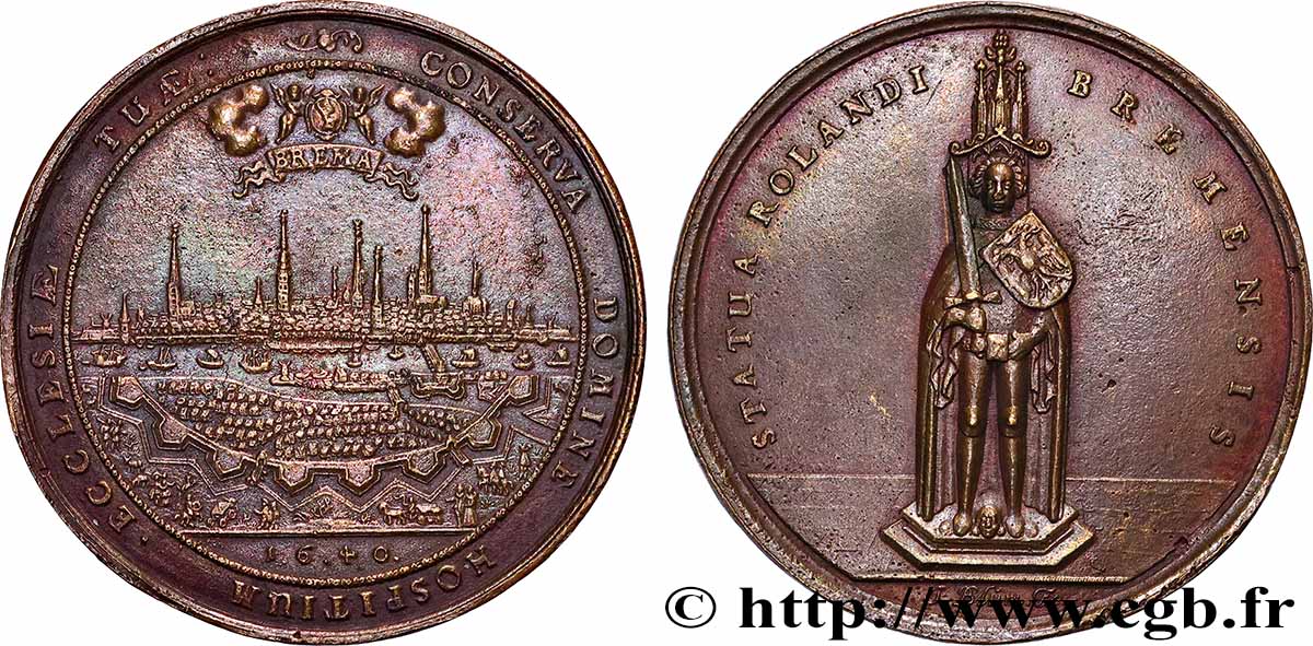 DEUTSCHLAND - FREIE HANSESTADT BREMEN Médaille, Roland le Géant SS