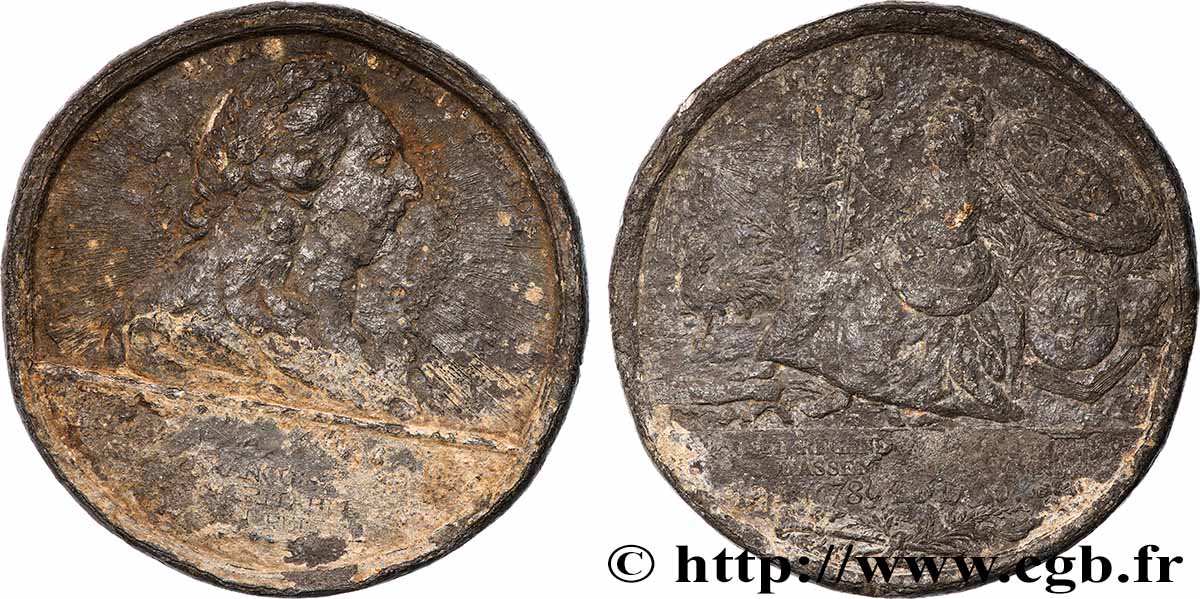 FRENCH CONSTITUTION Médaille, Louis XVI le meilleur des rois RC+