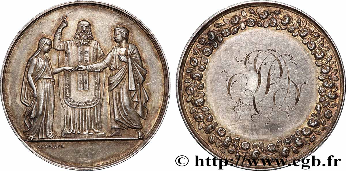 AMOUR ET MARIAGE Médaille de mariage fVZ