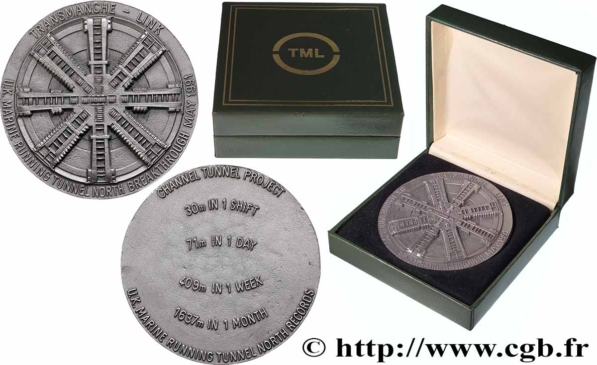 V REPUBLIC Médaille, Transmanche Link AU