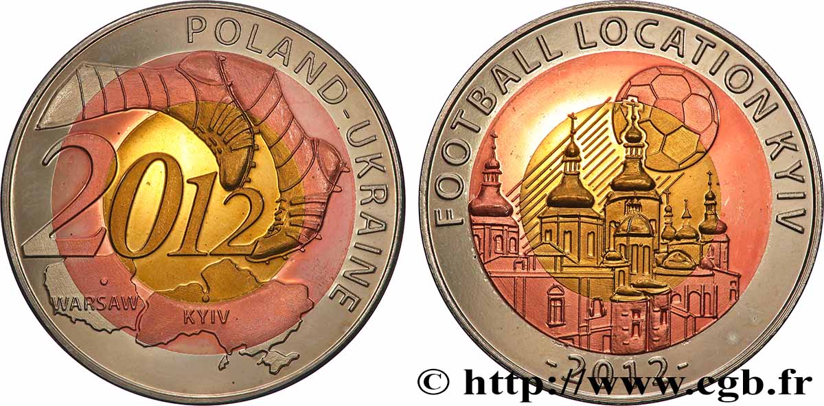 SPORTS Médaille, Championnat d Europe de football, Kiev TTB+