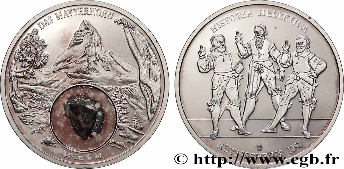SCHWEIZ Médaille, Mont Cervin fVZ