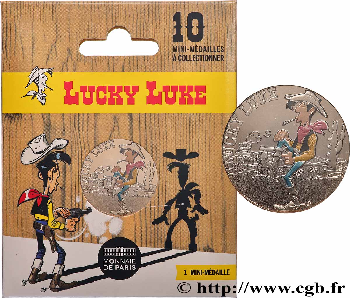 MÉDAILLES TOURISTIQUES Médaille, Lucky Luke, Lucky Luke FDC