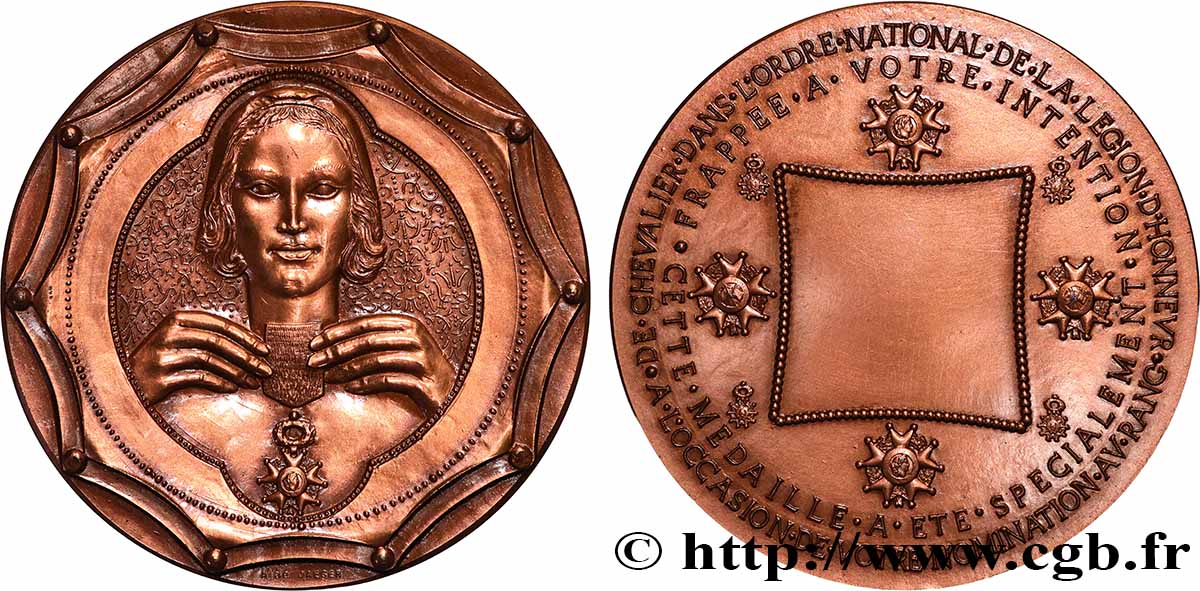 V REPUBLIC Médaille, Légion d’honneur AU