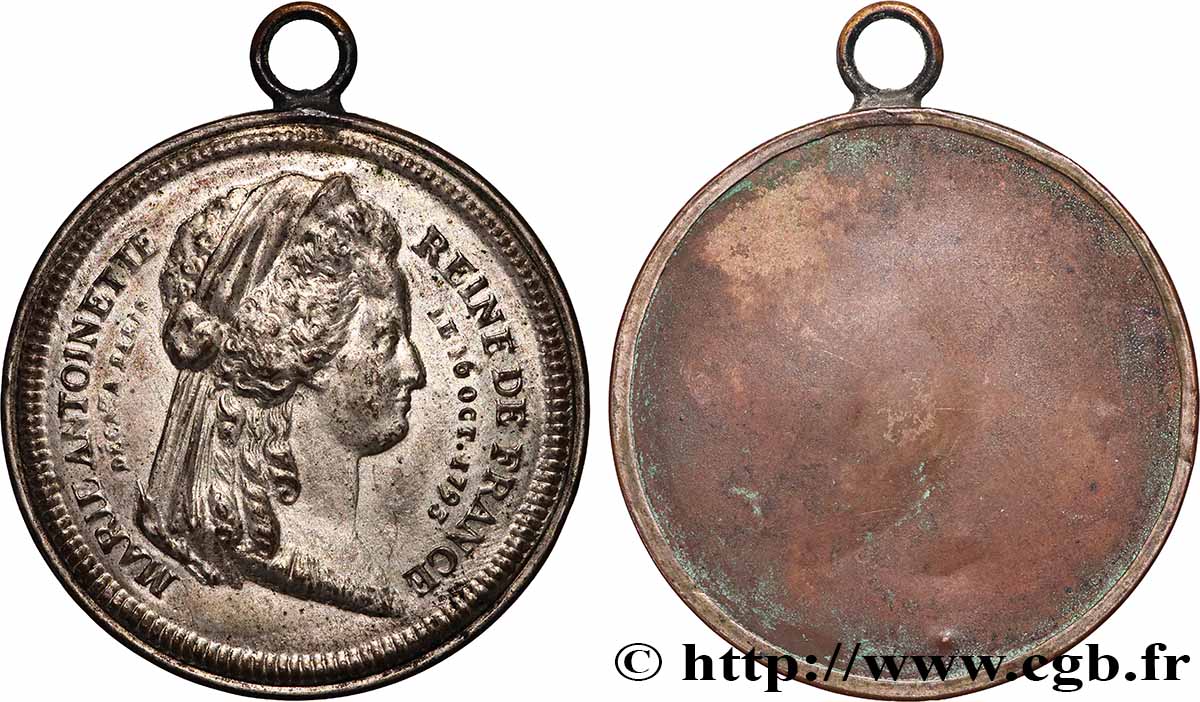 LA CONVENTION Médaille, commémoration de la mort de Marie-Antoinette, tirage uniface TTB+