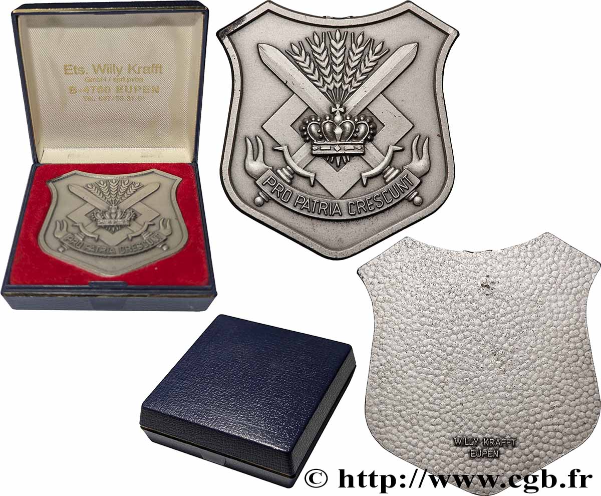 BELGIO Médaille, Pro patria crescunt SPL
