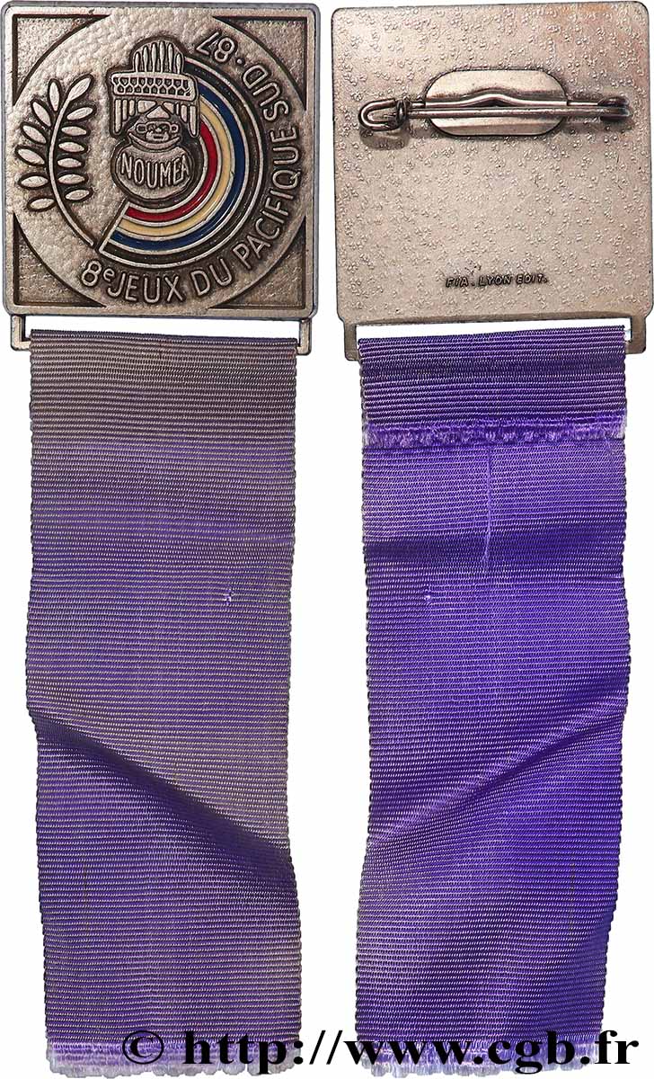 TAHITI Médaille, 8e Jeux du Pacifique Sud fVZ