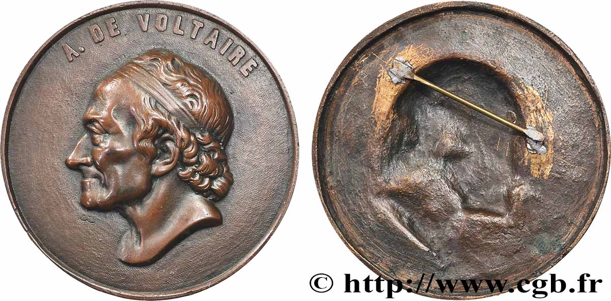 LITTÉRATURE : ÉCRIVAINS/ÉCRIVAINES - POÈTES Fonte, A. de Voltaire TTB+