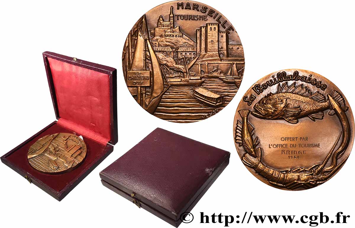 V REPUBLIC Médaille, Marseille touristique AU